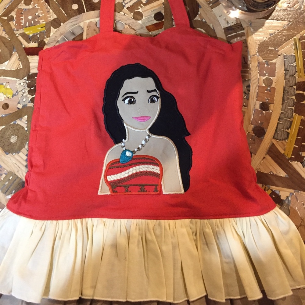 Disney Inspired Top  Moana Appliqué
